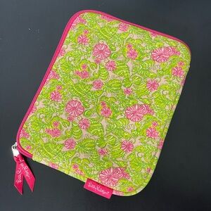Lilly Pulitzer Padded Tablet Cover Pink and Green
